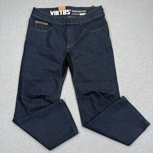 NEW Viktos Gunfighter Jeans Mens 40x32 Dark Blue Tactical Cordura Denim Pockets